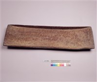 藏品(置放鬼頭刀魚片木盤)的圖片